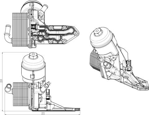 Wilmink Group WG2158903 - Корпус, масляний фільтр avtolavka.club