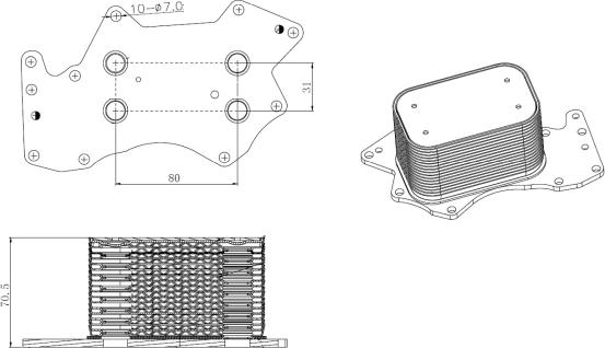 Wilmink Group WG2158876 - Масляний радіатор, рухове масло avtolavka.club