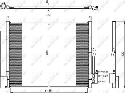 Wilmink Group WG2160509 - Конденсатор, кондиціонер avtolavka.club