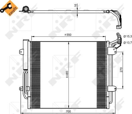 Wilmink Group WG2160510 - Конденсатор, кондиціонер avtolavka.club