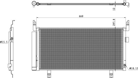 Wilmink Group WG2160724 - Конденсатор, кондиціонер avtolavka.club