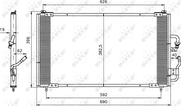 Wilmink Group WG2160776 - Конденсатор, кондиціонер avtolavka.club