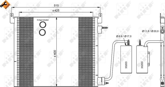 Wilmink Group WG2161072 - Конденсатор, кондиціонер avtolavka.club