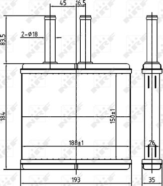 Wilmink Group WG2162027 - Теплообмінник, опалення салону avtolavka.club