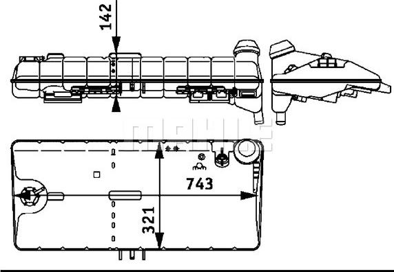 Wilmink Group WG2184404 - Компенсаційний бак, охолоджуюча рідина avtolavka.club