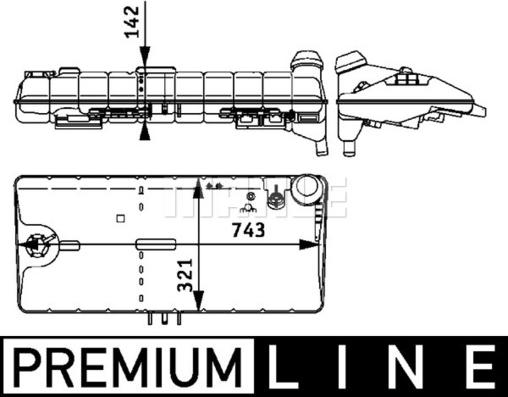 Wilmink Group WG2184403 - Компенсаційний бак, охолоджуюча рідина avtolavka.club