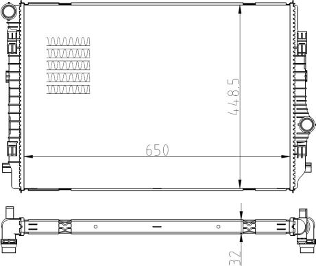 Wilmink Group WG2184562 - Радіатор, охолодження двигуна avtolavka.club