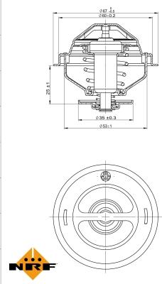 Wilmink Group WG2184697 - Термостат, охолоджуюча рідина avtolavka.club