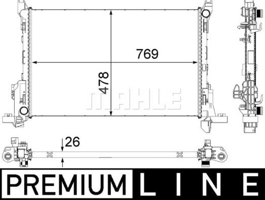 Wilmink Group WG2184050 - Радіатор, охолодження двигуна avtolavka.club