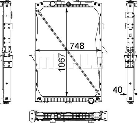 Wilmink Group WG2184028 - Радіатор, охолодження двигуна avtolavka.club