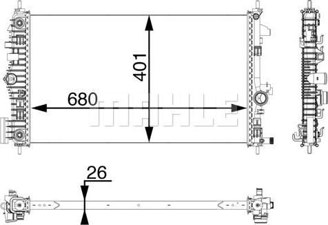 Wilmink Group WG2184149 - Радіатор, охолодження двигуна avtolavka.club