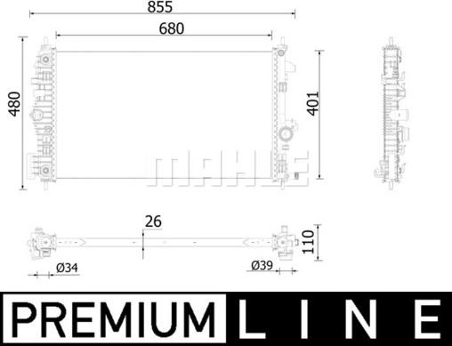 Wilmink Group WG2184150 - Радіатор, охолодження двигуна avtolavka.club