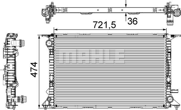 Wilmink Group WG2184132 - Радіатор, охолодження двигуна avtolavka.club