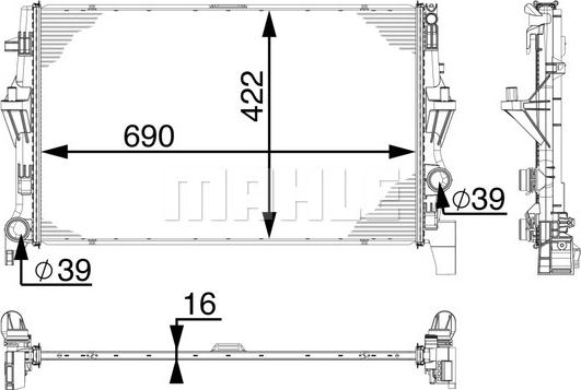 Wilmink Group WG2184121 - Радіатор, охолодження двигуна avtolavka.club