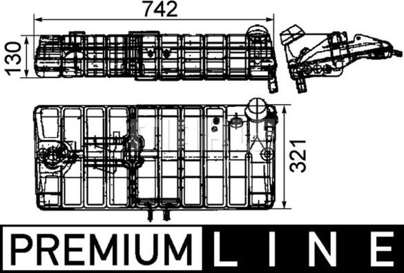 Wilmink Group WG2184389 - Компенсаційний бак, охолоджуюча рідина avtolavka.club