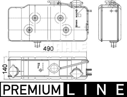 Wilmink Group WG2184383 - Компенсаційний бак, охолоджуюча рідина avtolavka.club