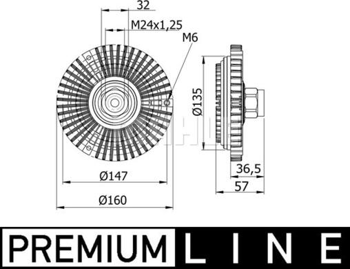 Wilmink Group WG2180460 - Зчеплення, вентилятор радіатора avtolavka.club