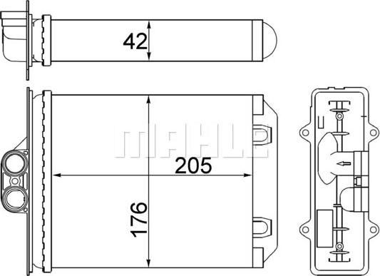 Wilmink Group WG2180094 - Теплообмінник, опалення салону avtolavka.club