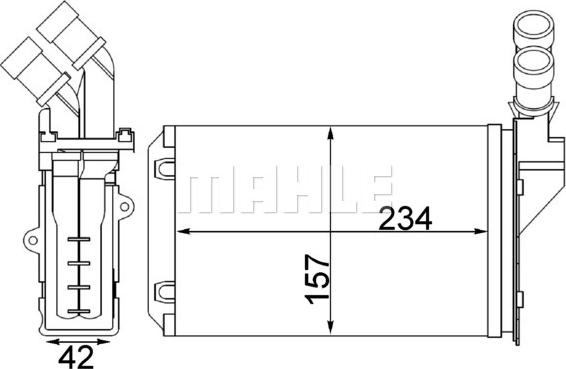 Wilmink Group WG2180095 - Теплообмінник, опалення салону avtolavka.club