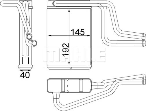 Wilmink Group WG2180017 - Теплообмінник, опалення салону avtolavka.club