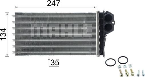 Wilmink Group WG2180071 - Теплообмінник, опалення салону avtolavka.club