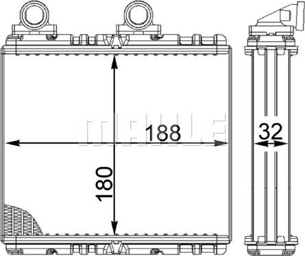 Wilmink Group WG2180101 - Теплообмінник, опалення салону avtolavka.club