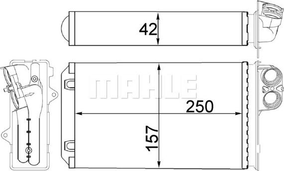 Wilmink Group WG2180119 - Теплообмінник, опалення салону avtolavka.club