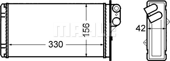 Wilmink Group WG2180181 - Теплообмінник, опалення салону avtolavka.club