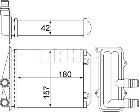 Wilmink Group WG2180121 - Теплообмінник, опалення салону avtolavka.club