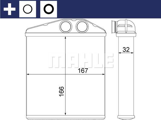 Wilmink Group WG2180175 - Теплообмінник, опалення салону avtolavka.club