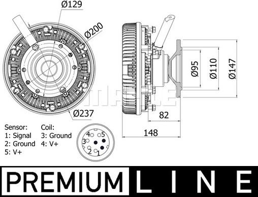 Wilmink Group WG2180344 - Зчеплення, вентилятор радіатора avtolavka.club