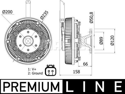 Wilmink Group WG2180334 - Зчеплення, вентилятор радіатора avtolavka.club