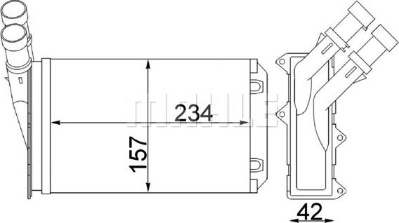 Wilmink Group WG2180205 - Теплообмінник, опалення салону avtolavka.club