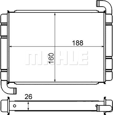 Wilmink Group WG2180215 - Теплообмінник, опалення салону avtolavka.club