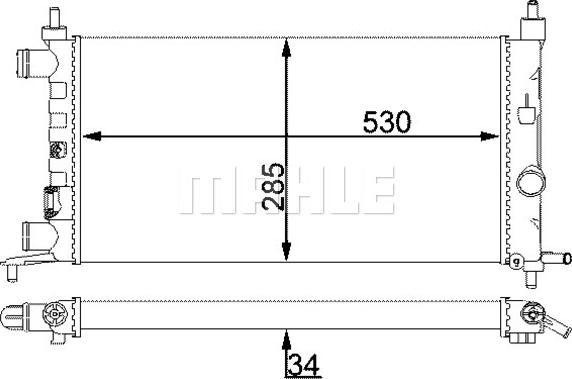 Wilmink Group WG2183950 - Радіатор, охолодження двигуна avtolavka.club