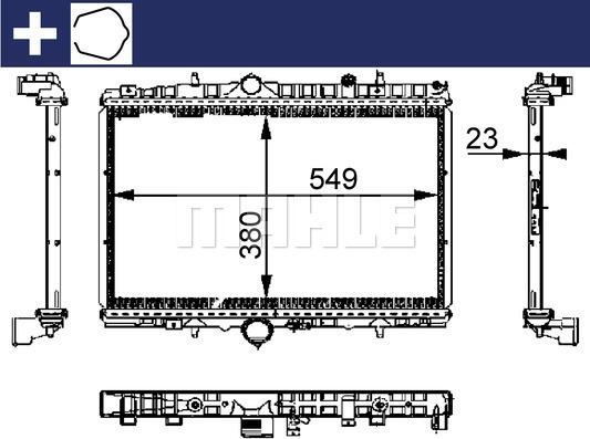 Wilmink Group WG2183554 - Радіатор, охолодження двигуна avtolavka.club