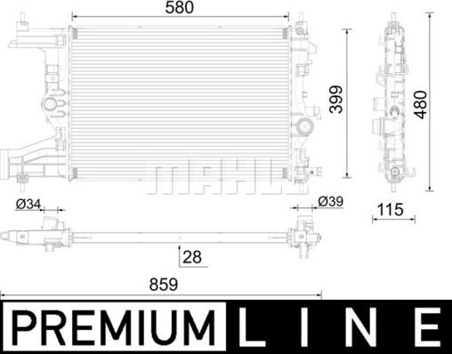 Wilmink Group WG2183116 - Радіатор, охолодження двигуна avtolavka.club