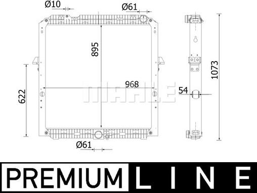 Wilmink Group WG2183179 - Радіатор, охолодження двигуна avtolavka.club