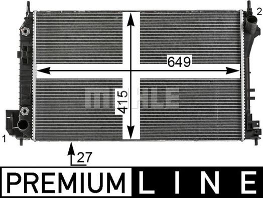 Wilmink Group WG2183374 - Радіатор, охолодження двигуна avtolavka.club