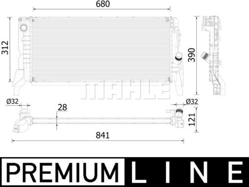 Wilmink Group WG2183267 - Радіатор, охолодження двигуна avtolavka.club