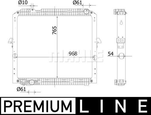 Wilmink Group WG2183287 - Радіатор, охолодження двигуна avtolavka.club