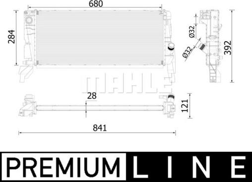 Wilmink Group WG2183279 - Радіатор, охолодження двигуна avtolavka.club