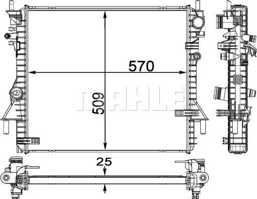 Wilmink Group WG2182960 - Радіатор, охолодження двигуна avtolavka.club