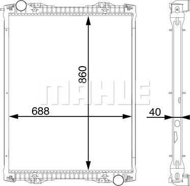 Wilmink Group WG2182418 - Радіатор, охолодження двигуна avtolavka.club