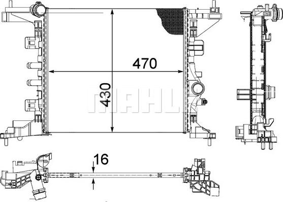 Wilmink Group WG2182432 - Радіатор, охолодження двигуна avtolavka.club