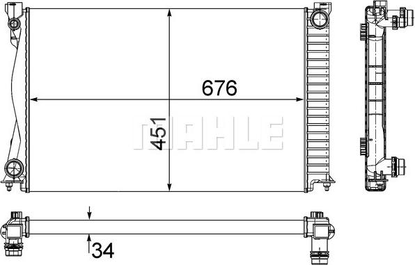 Wilmink Group WG2182894 - Радіатор, охолодження двигуна avtolavka.club