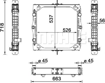 Wilmink Group WG2182374 - Радіатор, охолодження двигуна avtolavka.club