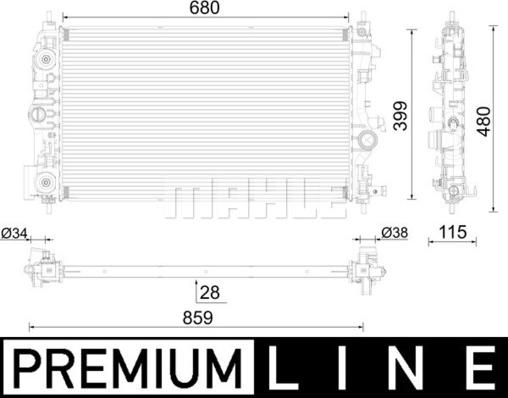 Wilmink Group WG2182240 - Радіатор, охолодження двигуна avtolavka.club