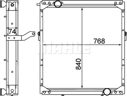 Wilmink Group WG2182740 - Радіатор, охолодження двигуна avtolavka.club