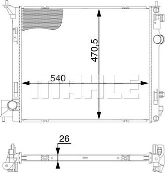 Wilmink Group WG2182780 - Радіатор, охолодження двигуна avtolavka.club